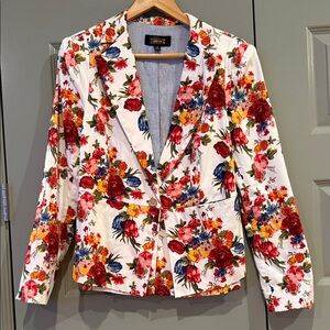 Greylin Floral Blazer - Multicolor